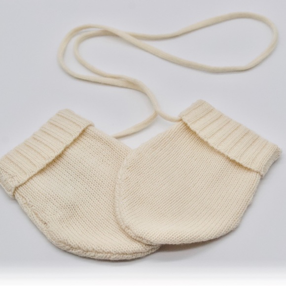 Ovale Baby wool mittens - Picture 2 of 2